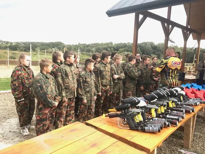 Bezpieczny paintball dla dzieci w Arenie Mocy